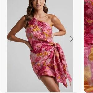 Reverse Pink Floral Women's Dress